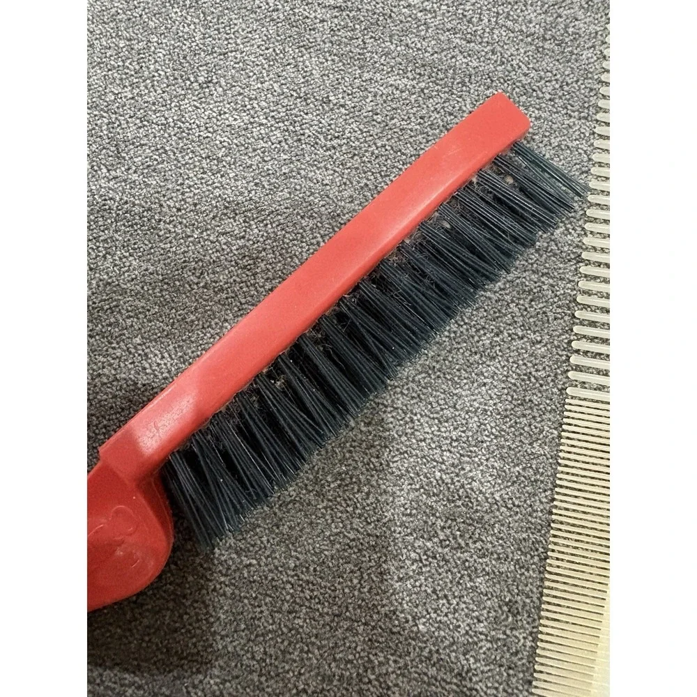 Vintage‎ PRO Styler USA Hair Brush Nylon Bristle Thumb Grip, Folding Brush, Comb